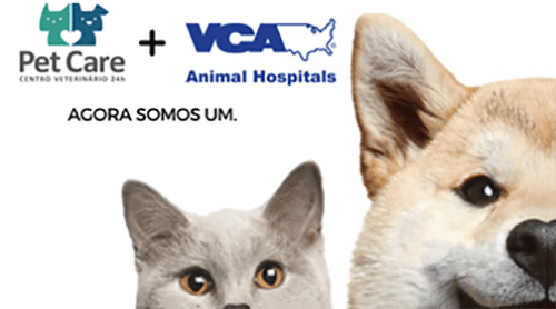 PET CARE + VCA: A maior rede americana de hospitais veterinários chega ao Brasil!