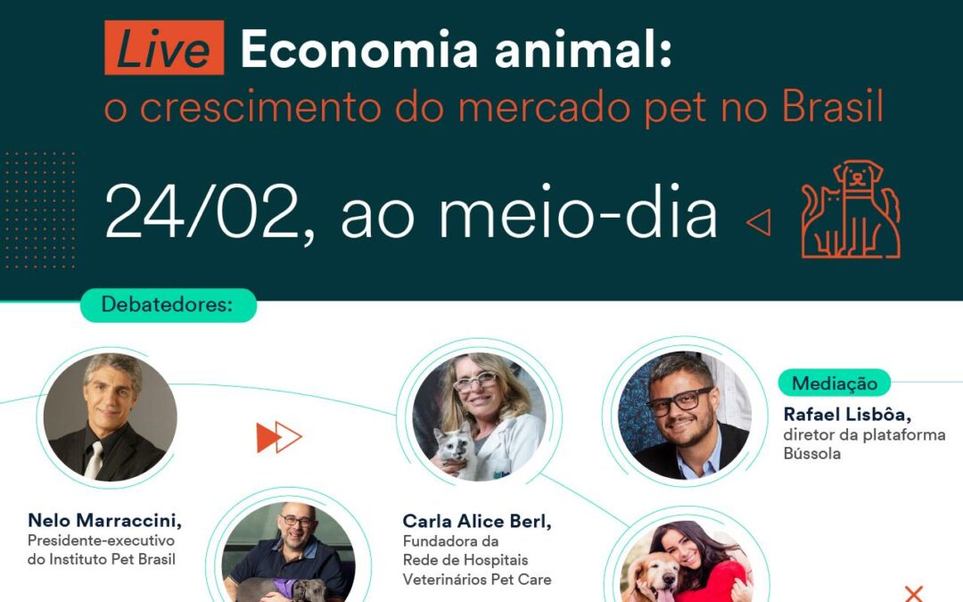 Bússola LIVE – Economia animal: o crescimento do mercado pet no Brasil